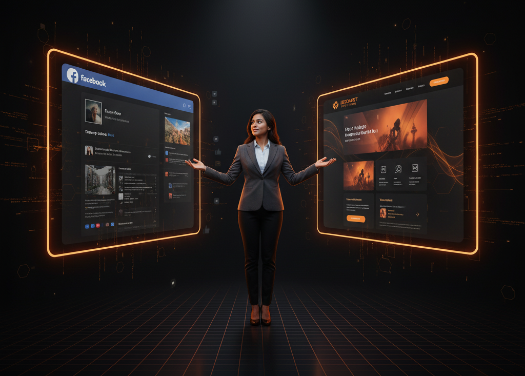 Why Every Business Needs a Professional Website — Not Just a Facebook Page